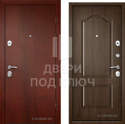 Трехконтурная входная дверь в дом ДПК-8614