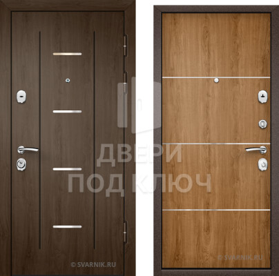 Входная уличная металлическая дверь левого открывания ДПК-3721