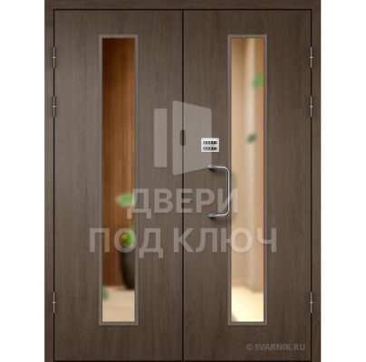 Металлическая дверь с отделкой МДФ в шпоне ДПК-13870